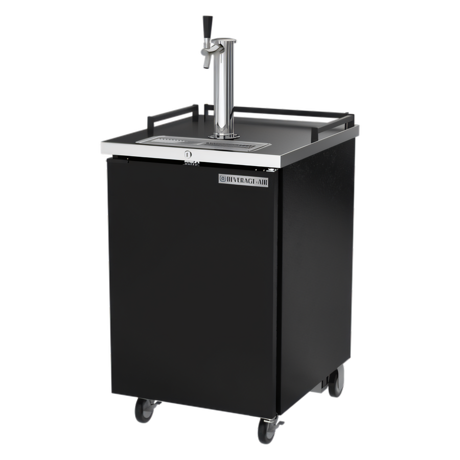 Product image #1 for Beverage-Air Portable Draft Beer Cooler, 24-Inch Wide, 7.66 Cu. Ft., 1-Keg Capacity, Single-Faucet Tower