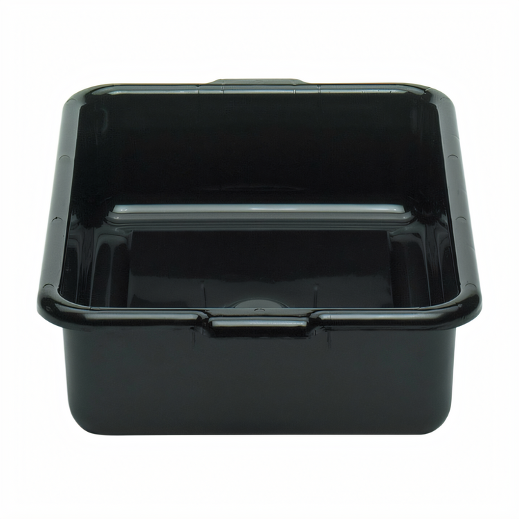 Product image #2 for Cambro Cambox 15-Inch x 21-Inch x 5-Inch Black Hi-Impact Plastic Bus Box with Handle