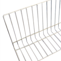 Omcan USA White Wire Freezer Divider / Partition, 27 x 12 x 8 Inches