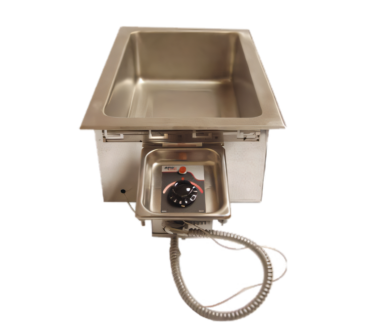 Product image #1 for APW Wyott HFW-43DS Drop-In Electric Hot Food Well, 1 Pan, 12 x 27-Inch, Wet or Dry, Insulated, With Drain