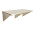 Thumbnail image #1 for Wall-Mount Stainless Steel Work Table, 72 x 30 Inches, 14-Gauge Top