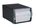 Thumbnail image #1 for Vollrath Black Countertop Napkin Dispenser with Clear Face and 175-Napkin Capacity