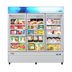 Thumbnail image #2 for KoolMore 80-Inch 3-Section Glass Door Merchandiser Freezer, 52 Cu. Ft., White