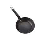 Thumbnail image #1 for American Metalcraft BSFP10 10-Inch Black Uncoated Steel Fry Pan, Induction Ready, Oven and Broiler Safe, Riveted Handle Case of 6