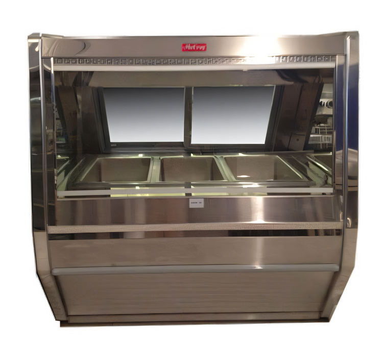 Product image #1 for Howard-McCray 40E Series CHS40E-8-S Full Service 6-Well Stainless Steel Hot Food Case