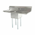 Thumbnail image #1 for 54-Inch 1-Compartment Pot Sink with Left and Right Drainboards