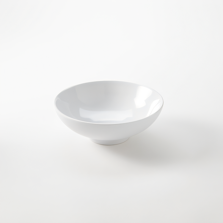 Product image #2 for American Metalcraft 32 oz White Melamine Round Noodle Bowl