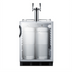 Thumbnail image #1 for Summit Commercial ADA Counter-Height Undercounter Dual-Tap Beer Dispenser with Glass Door, 5.5 Cu. Ft.