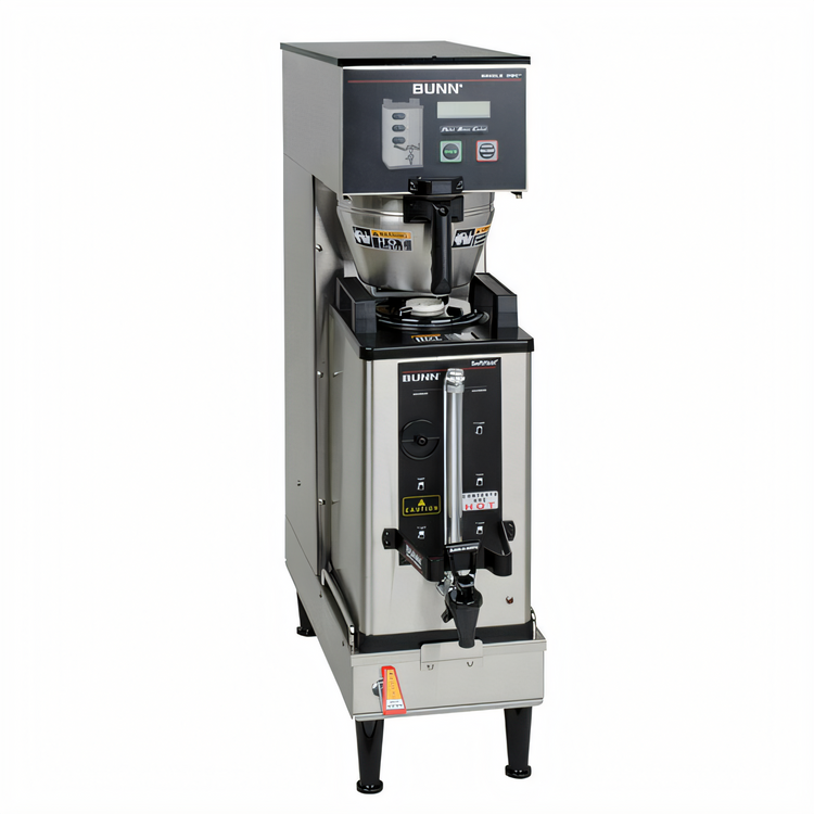Product image #1 for BUNN BrewWISE Single Soft Heat Satellite Coffee Brewer, 1-1/2 Gallon Server Capacity, 120V