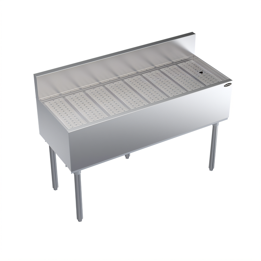 Product image #1 for Krowne Royal Series Free-Standing Underbar Drainboard, 48 Inch W x 19 Inch D, Stainless Steel