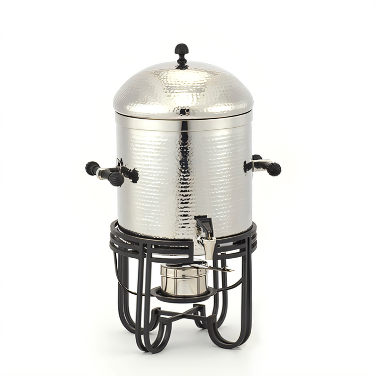 Product image #1 for Mesa 13 Qt. Round Hammered Stainless Steel Coffee Urn