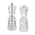Thumbnail image #1 for Clear Acrylic Salt & Pepper Mill/Shaker Set, 6-Inch