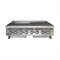 Star Ultra-Max 48-Inch Gas Lava Rock Charbroiler, 160,000 BTU