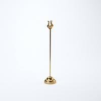 American Metalcraft 12-Inch Gold Metal Harp Weighted Number Stand