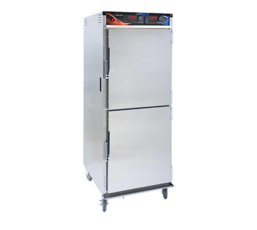 Product image #1 for AquaTemp Mobile Heated Humidity Holding Cabinet with Dutch Doors, 12 Full-Size Sheet Pan Capacity, Stainless Steel