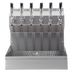 Thumbnail image #1 for Kronos 18-Inch Wall-Mount 6-Faucet Glycol-Cooled Draft Tower with Integrated Drip Tray and Glass Rinser