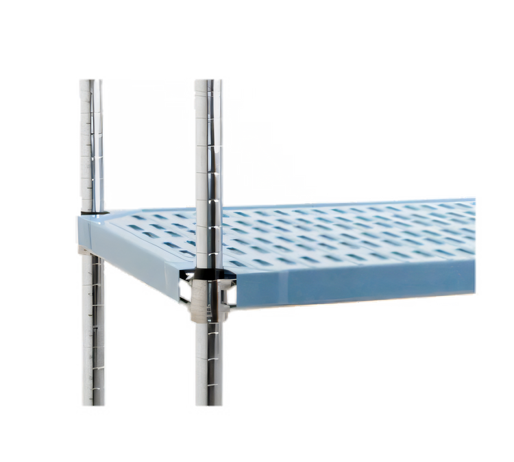 Product image #1 for QuadPlus 60 x 21 Inch Solid Blue Polymer Shelf Mat with Chrome QuadTruss Frame