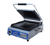 Thumbnail image #1 for Globe Deluxe 14-Inch Electric Single Countertop Sandwich/Panini Grill with Smooth Cast Iron Plates