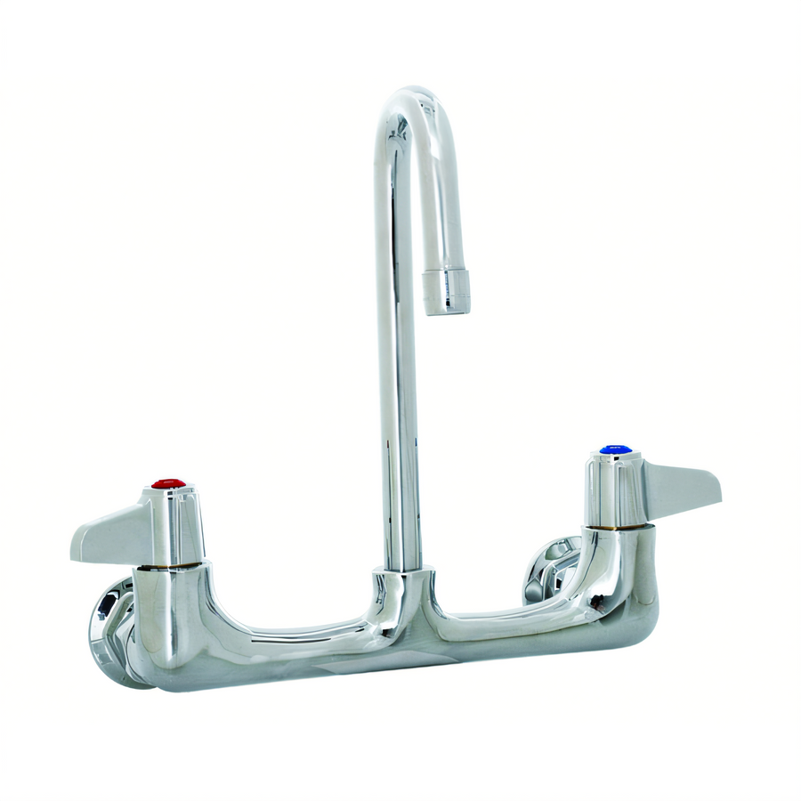Product image #1 for equip 8-Inch Wall-Mount Mixing Faucet with 3-Inch Swing Nozzle, Low Lead