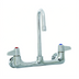 Thumbnail image #1 for equip 8-Inch Wall-Mount Mixing Faucet with 3-Inch Swing Nozzle, Low Lead