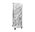 Thumbnail image #1 for Panco Full-Height White Vinyl Rack Cover with Clear Window and Dual Zippers, 24 x 30 x 61.5 Inches