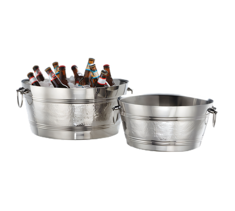 Product image #1 for American Metalcraft Double-Wall Insulated Stainless Steel Party Tub, 29 Qt., 18-1/2 Inch Diameter