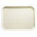 Thumbnail image #2 for Cambro Camtray Rectangular Fiberglass Cafeteria Tray, Cottage White, 8-7/8 x 25-9/16 x 1 Inches