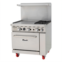 Migali Industries C-RO2B-24GL-NG Competitor Series® Gas Ranges