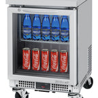 Thumbnail image #1 for Turbo Air M3 MUR-20SG-N6 20-Inch Shallow-Depth Undercounter Refrigerator, 2.29 Cu. Ft., Glass Door, Stainless Steel
