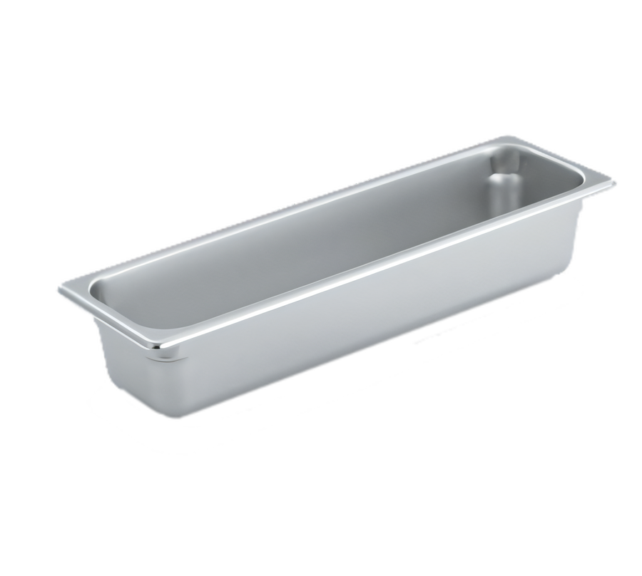 Product image #1 for Vollrath 1/2 Size Long Solid Steam Table Pan, 5-1/4 Quart, 20 Gauge Stainless Steel