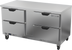 Thumbnail image #1 for Beverage-Air 60-Inch Two-Section Worktop Refrigerator with 4 Drawers, Flat Top