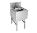 Thumbnail image #1 for Spec-Bar Freestanding Underbar Hand Sink with T&S Gooseneck Faucet, 12-Inch Wide x 24-Inch Deep, 304 Stainless Steel