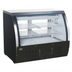 Thumbnail image #1 for Omcan USA 47-Inch Refrigerated Deli Display Case with Curved Glass, Floor Model, Self-Contained, 18.0 Cu. Ft.