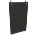 Thumbnail image #1 for Glastender 18-Inch Black Locking Cover for BLD-18 Underbar Beverage Equipment