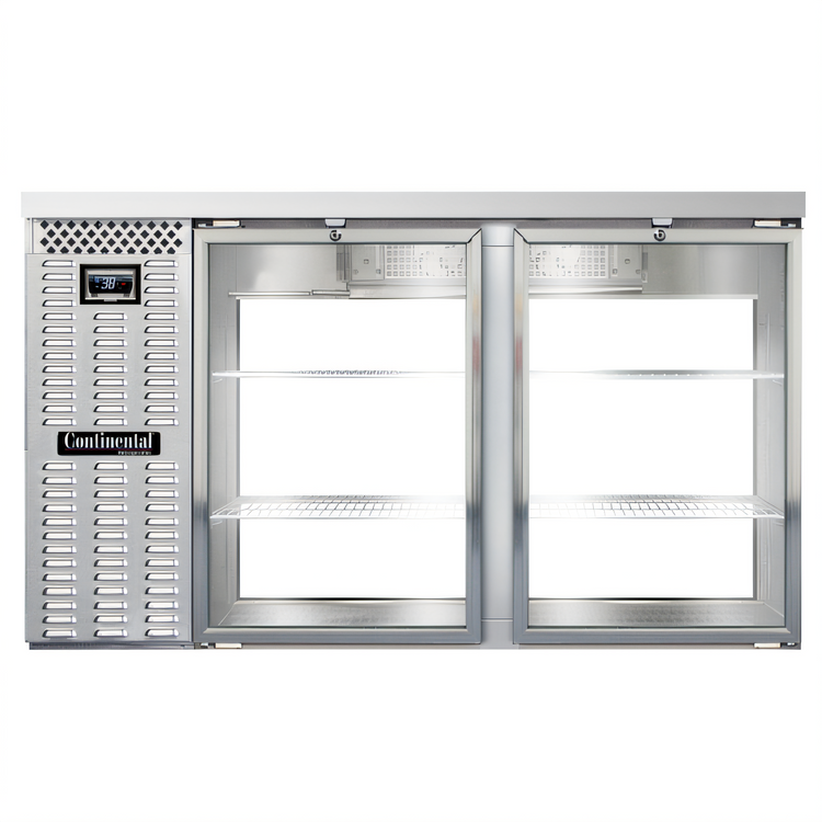 Product image #1 for Continental Refrigerator BB59NSSGDPT 59-Inch Four Glass Door Pass-Thru Back Bar Cooler