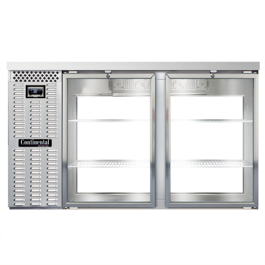 Product image #1 for Continental Refrigerator BB59NSSGDPT 59-Inch Four Glass Door Pass-Thru Back Bar Cooler