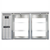 Thumbnail image #1 for Continental Refrigerator BB59NSSGDPT 59-Inch Four Glass Door Pass-Thru Back Bar Cooler