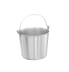 Thumbnail image #1 for Vollrath 16 Quart Tapered Stainless Steel Utility Pail with Handle