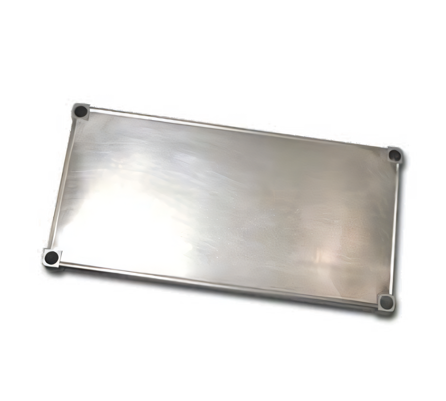 Product image #1 for New Age Adjust-A-Shelf Standard Solid Aluminum Shelf with Marine Edge, 20 x 42 Inches