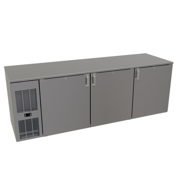 Product image #1 for Glastender CP1FL84 Pass-Thru One-Zone Front-Serviced Low-Profile Back Bar Cooler