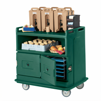 Cambro Insulated Beverage Service Cart with Recessed Top, 44-1/2 x 30 x 44 Inches