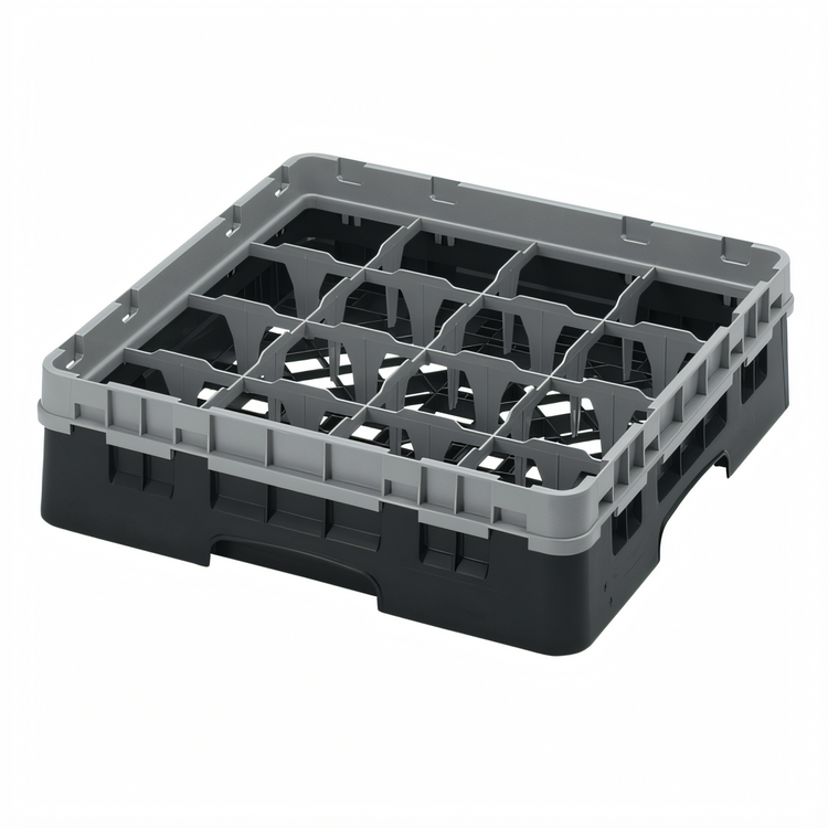 Product image #2 for Camrack® Full Size 16-Compartment Glass Rack with Soft Gray Extender