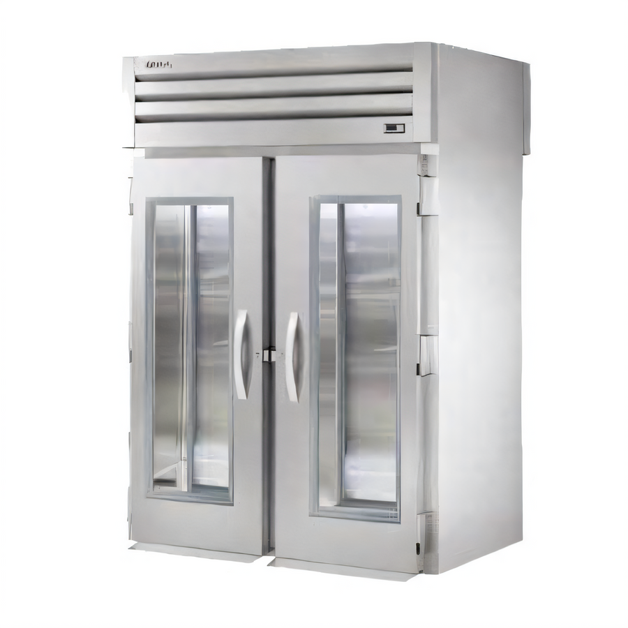 Product image #1 for True SPEC SERIES 2-Section Roll-Thru Refrigerator with Glass Front Doors and Solid Rear Doors
