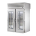 Thumbnail image #1 for True SPEC SERIES 2-Section Roll-Thru Refrigerator with Glass Front Doors and Solid Rear Doors