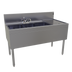 Thumbnail image #1 for Three-Compartment Underbar Sink Unit with Right Drainboard, 48 Inch W x 24 Inch D