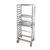 Thumbnail image #1 for Channel Lifetime Tough Extra Heavy-Duty Aluminum Side-Load Bun Pan Rack with Casters, 8-Pan Capacity