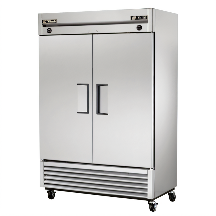 Product image #1 for True Two-Section Reach-In Dual Temperature Refrigerator/Freezer with Solid Doors