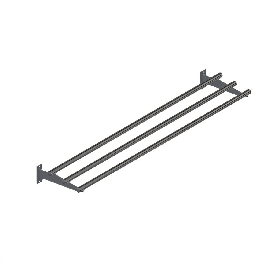 Product image #1 for John Boos Stationary 3-Bar Stainless Steel Tray Slide, 96 x 12 Inches
