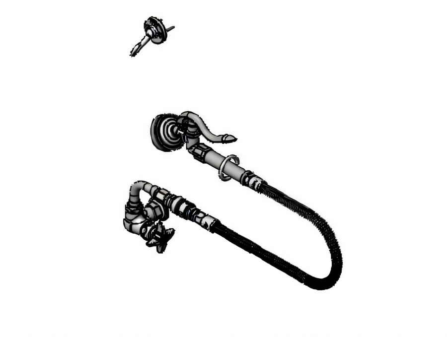 Product image #1 for T&S Brass Single-Temperature Wall-Mount Pre-Rinse Faucet with 32-Inch Hose and 1.15 GPM Spray Valve