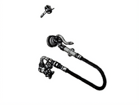 T&S Brass Single-Temperature Wall-Mount Pre-Rinse Faucet with 32-Inch Hose and 1.15 GPM Spray Valve